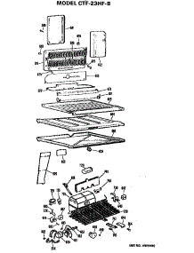 Unit Parts parts for Hot Point Top-Mount Refrigerator CTF23HFB from AppliancePartsPros.com