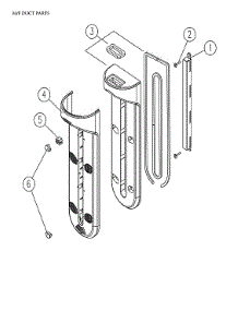 M / F Duct Parts parts for Criterion Top-Mount Refrigerator CTMR182WD1S from AppliancePartsPros.com