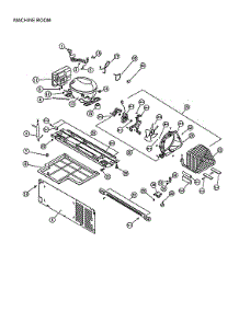 Machine Room Parts parts for Criterion Top-Mount Refrigerator CTMR208WD1B from AppliancePartsPros.com