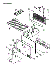 Freezer Parts parts for Criterion Top-Mount Refrigerator CTMR208WD1W from AppliancePartsPros.com