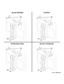 Cafe Customization parts for Ge Electric Wall Oven CTS90FP4M2W2 from AppliancePartsPros.com