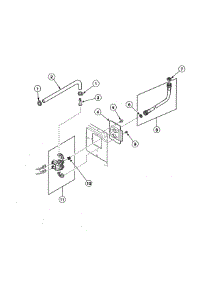 Mixing Valve / Valve-To-Dispenser Inlet Hose parts for Alliance Laundry Center CTSA7AWN from AppliancePartsPros.com