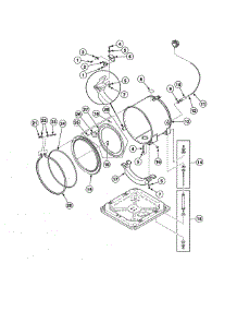 Outer Tub / Clamp Ring parts for Alliance Laundry Center CTSA7AWN from AppliancePartsPros.com