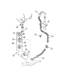 Drain Hose / Pump parts for Alliance Laundry Center CTSA9AWN from AppliancePartsPros.com