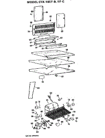 Unit Parts parts for Hot Point Top-Mount Refrigerator CTX18EFC from AppliancePartsPros.com