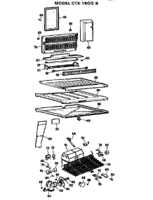 Unit Parts parts for Hot Point Top-Mount Refrigerator CTX18GGB from AppliancePartsPros.com