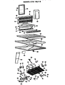 Unit Parts parts for Hot Point Top-Mount Refrigerator CTX18LFB from AppliancePartsPros.com