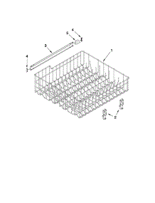Upper Rack And Track Parts parts for Crosley Dishwasher CUD6710XQ2 from AppliancePartsPros.com