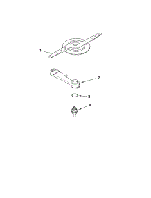 Lower Washarm Parts parts for Crosley Dishwasher CUD6710XQ2 from AppliancePartsPros.com