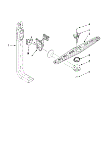 Upper Wash And Rinse Parts parts for Crosley Dishwasher CUD6710XQ3 from AppliancePartsPros.com