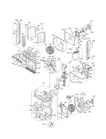 Inside Parts parts for Sharp Room Air Conditioner CV-P10MX from AppliancePartsPros.com