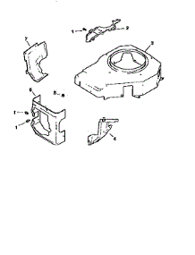 Blower Housing And Baffles parts for Kohler Lawn & Garden Engine CV15S-41519 from AppliancePartsPros.com