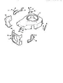 Blower Housing And Baffles parts for Kohler Lawn & Garden Engine CV15S-41526 from AppliancePartsPros.com