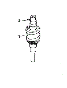 Crankshaft parts for Kohler Lawn & Garden Engine CV15S-41566 from AppliancePartsPros.com