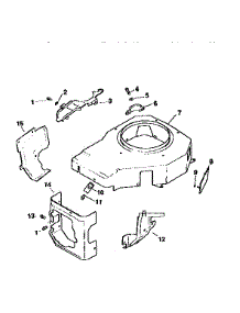 Blower Housing And Baffles parts for Kohler Lawn & Garden Engine CV15S-41566 from AppliancePartsPros.com