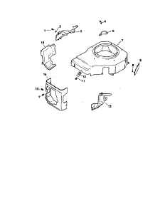 Blower Housing And Baffles parts for Kohler Lawn & Garden Engine CV15S-41572 from AppliancePartsPros.com