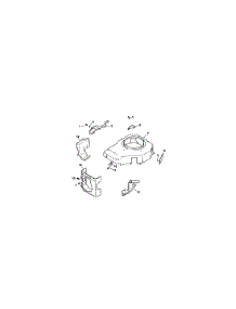 Blower Housing And Baffles parts for Kohler Lawn & Garden Engine CV15S-PS41567 from AppliancePartsPros.com