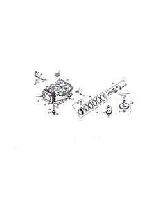 Crankcase parts for Kohler Lawn & Garden Engine CV16.5S-43527 from AppliancePartsPros.com
