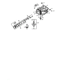 Crankcase parts for Kohler Lawn & Garden Engine CV16S-43520 from AppliancePartsPros.com