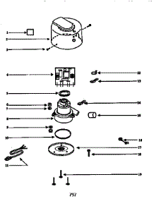 Motor Assembly parts for Eureka Central Vacuum CV1801D from AppliancePartsPros.com