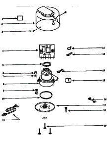 Base Assembly parts for Eureka Central Vacuum CV1810D from AppliancePartsPros.com