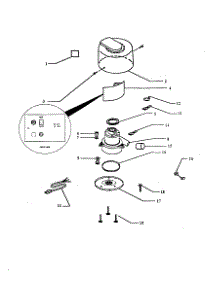 Hood And Motor Assembly parts for Eureka Central Vacuum CV1810G from AppliancePartsPros.com