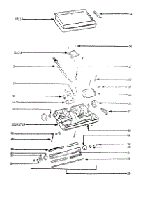 Powerbrush parts for Eureka Central Vacuum CV1810G from AppliancePartsPros.com