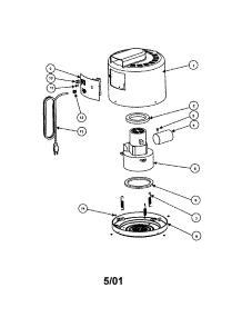 Hood parts for Eureka Central Vacuum CV1810H from AppliancePartsPros.com
