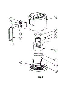 Hood parts for Eureka Central Vacuum CV1820D from AppliancePartsPros.com
