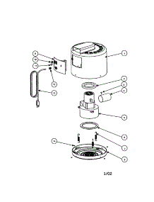 Hood parts for Eureka Central Vacuum CV1820DC from AppliancePartsPros.com