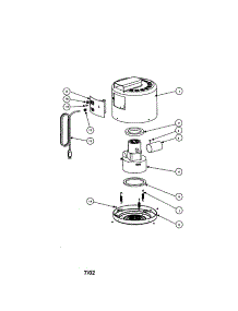 Motor parts for Eureka Central Vacuum CV1820F from AppliancePartsPros.com