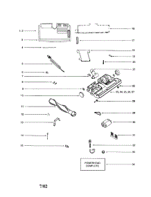 Powerhead parts for Eureka Tools & Attachment CV205FC from AppliancePartsPros.com