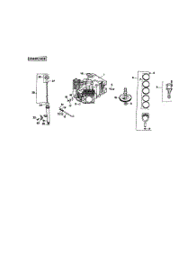 Crankcase parts for Kohler Lawn & Garden Engine CV20S-65544 from AppliancePartsPros.com