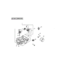 Oil Pan / Lubrication parts for Kohler Lawn & Garden Engine CV20S-65544 from AppliancePartsPros.com
