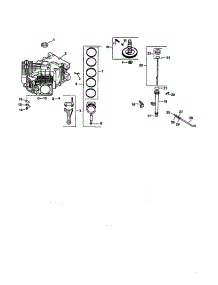 Crankcase parts for Kohler Lawn & Garden Engine CV20S-65561 from AppliancePartsPros.com