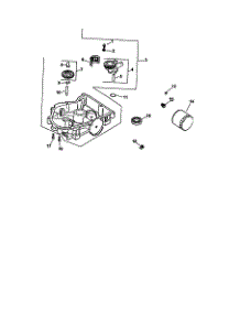 Oil Pan / Lubrication parts for Kohler Lawn & Garden Engine CV20S-65561 from AppliancePartsPros.com