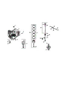 Crankcase parts for Kohler Lawn & Garden Engine CV22S-67551 from AppliancePartsPros.com