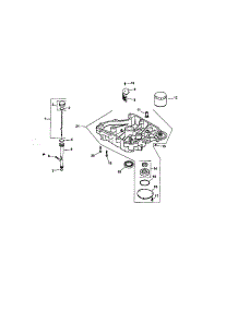 Oil Pan / Lubrication parts for Kohler Lawn & Garden Engine CV461-26504 from AppliancePartsPros.com