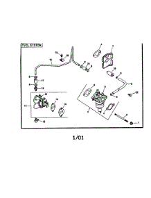 Fuel System parts for Kohler Lawn & Garden Engine CV490-27505 from AppliancePartsPros.com