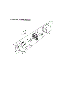 Cylinder Head, Valve And Breather parts for Kohler Lawn & Garden Engine CV490-27505 from AppliancePartsPros.com