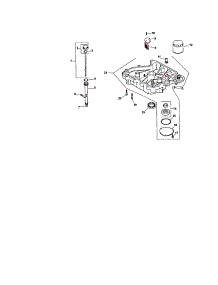 Oil Pan / Lubrication parts for Kohler Lawn & Garden Engine CV490-27507 from AppliancePartsPros.com