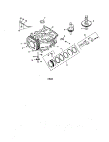 Crankcase parts for Kohler Lawn & Garden Engine CV490S-27507 from AppliancePartsPros.com