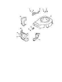 Blower Housing parts for Kohler Lawn & Garden Engine CV491-27502 from AppliancePartsPros.com