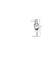 Crankshaft parts for Kohler Lawn & Garden Engine CV491-27502 from AppliancePartsPros.com