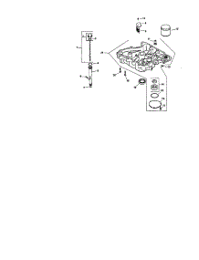Oil Pan / Lubrication parts for Kohler Lawn & Garden Engine CV492-27506 from AppliancePartsPros.com