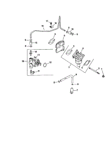 Fuel System parts for Kohler Lawn & Garden Engine CV492S-PS-27531 from AppliancePartsPros.com