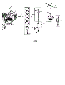 Crankcase parts for Kohler Lawn & Garden Engine CV624-65578 from AppliancePartsPros.com
