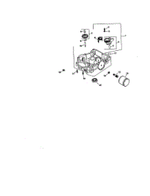 Oil Pan / Lubrication parts for Kohler Lawn & Garden Engine CV624S-65577 from AppliancePartsPros.com