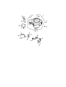 Blower Housing And Baffles parts for Kohler Lawn & Garden Engine CV624S-65577 from AppliancePartsPros.com