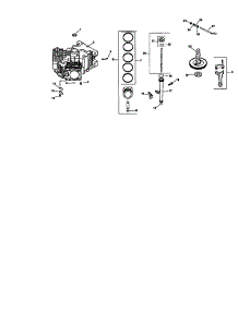 Crankcase parts for Kohler Lawn & Garden Engine CV624S-65596 from AppliancePartsPros.com